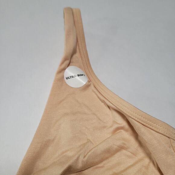 Alfani Super Soft Essential Unlined Bralette Creamy Ivory Beige NWT Size Medium - Picture 4 of 9